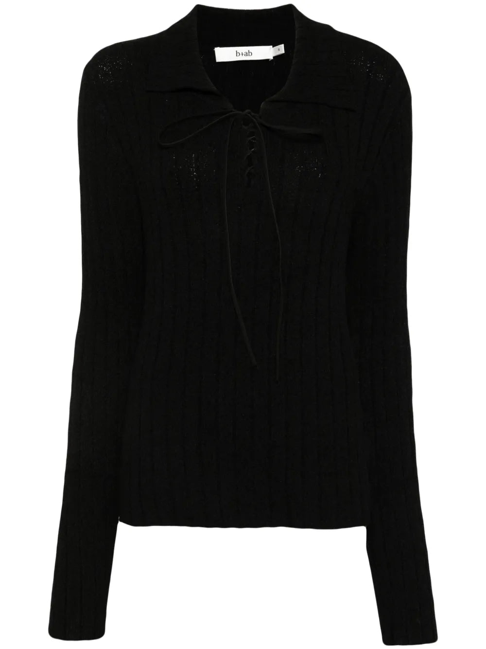 Lace-Up Neck Jumper
