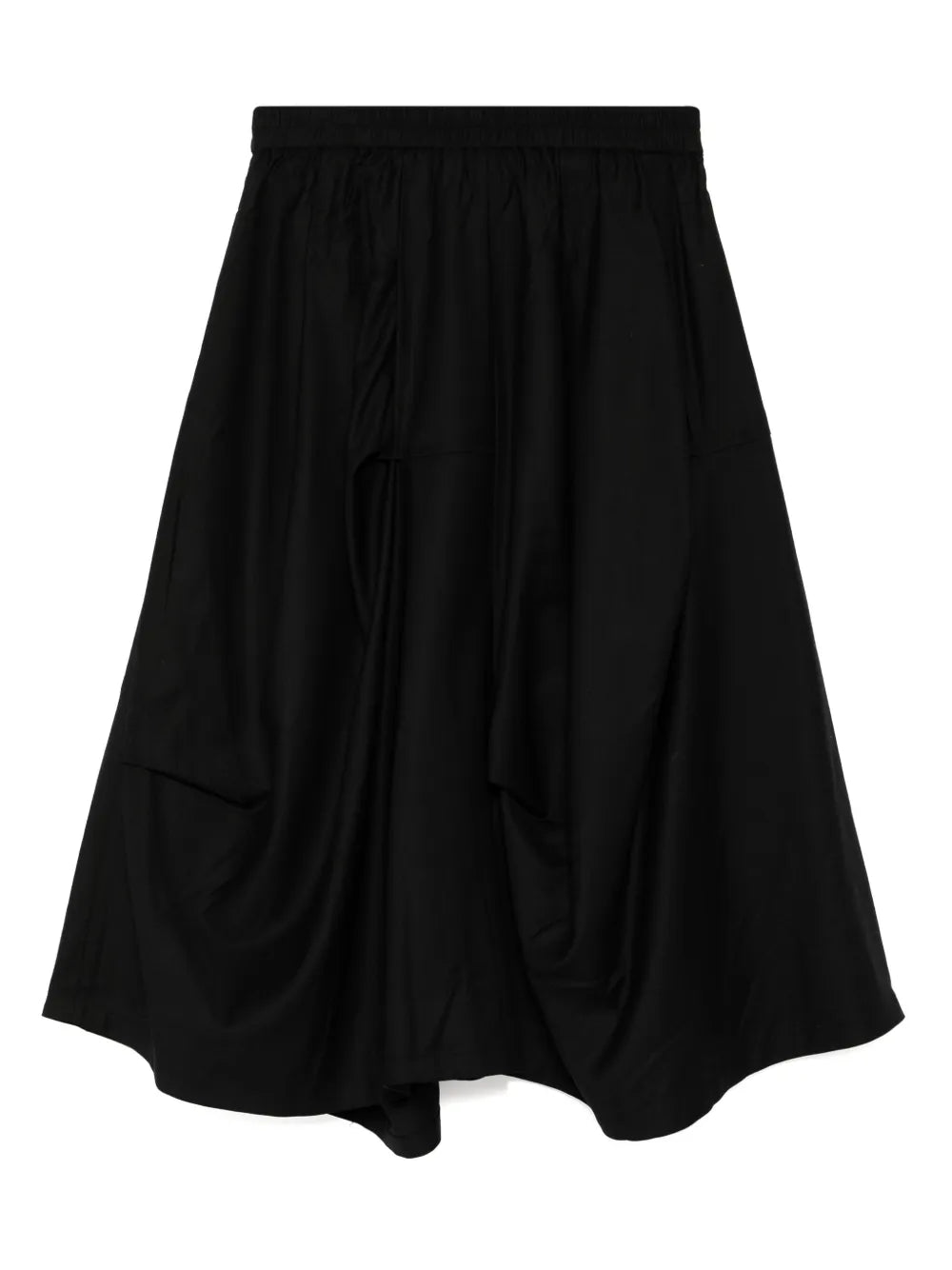 Draped A-Line Skirt