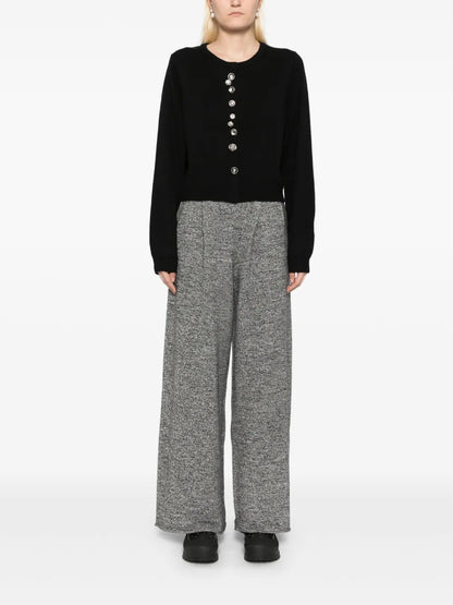 Embellished Button Cardigan Set