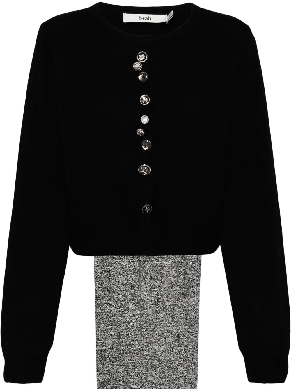 Embellished Button Cardigan Set