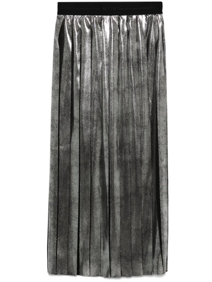 Pleated Midi Skirt