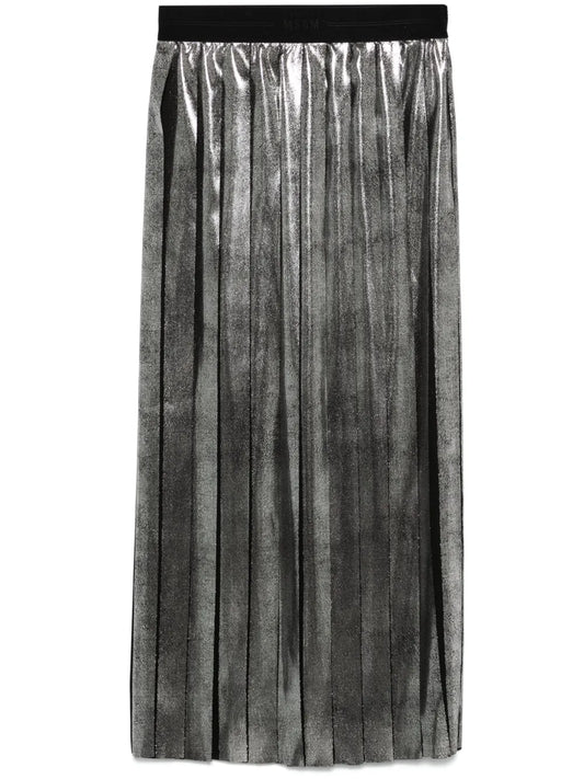 Pleated Midi Skirt