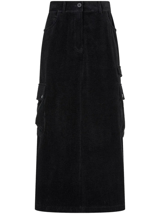 Corduroy Cargo Skirt