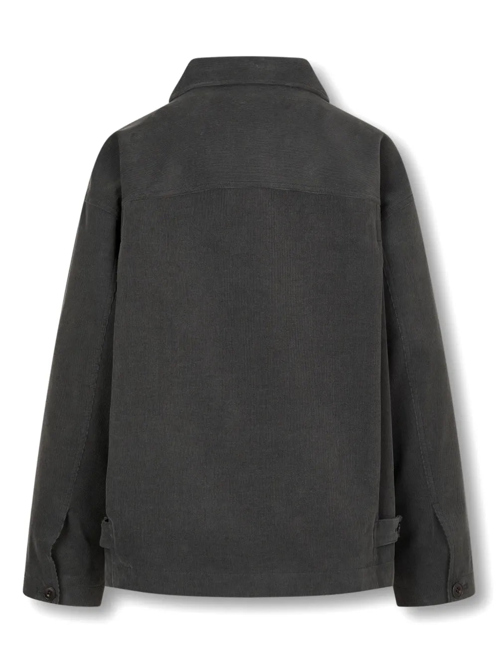 Corduroy Spread-Collar Shirt Jacket