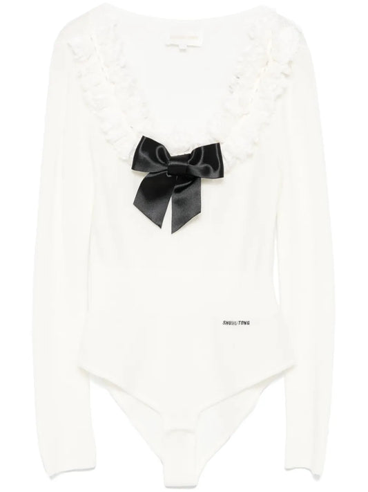 Bow-Detailed Bodysuit