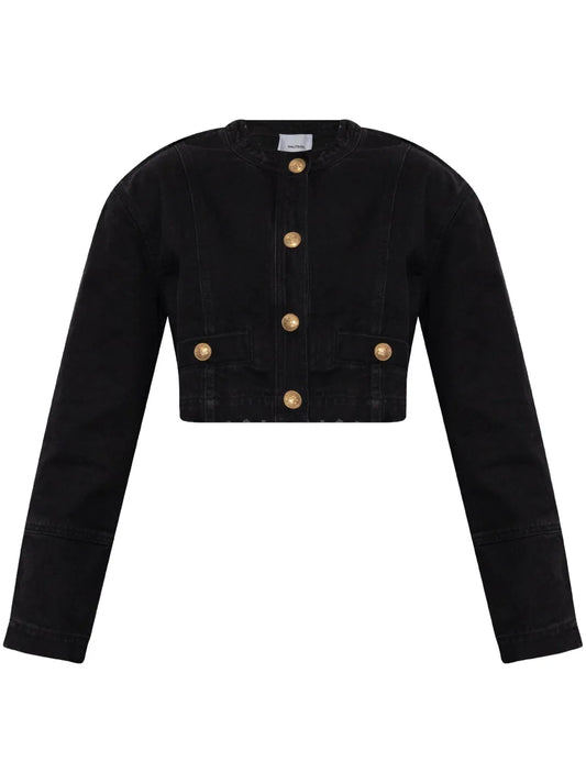 Denim Cropped Jacket