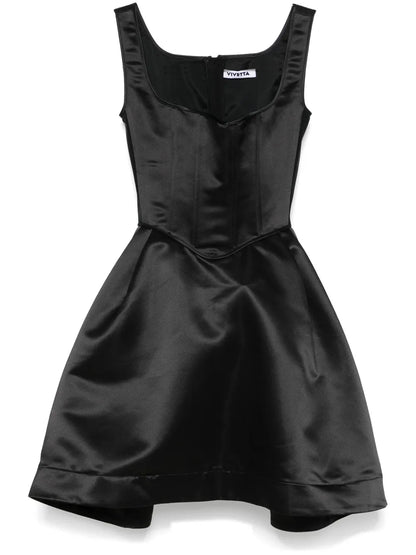 Duchess Satin Mini Dress