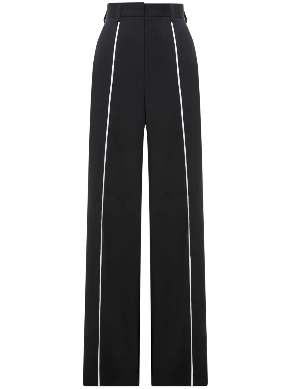 Contrasting-Trim Trousers
