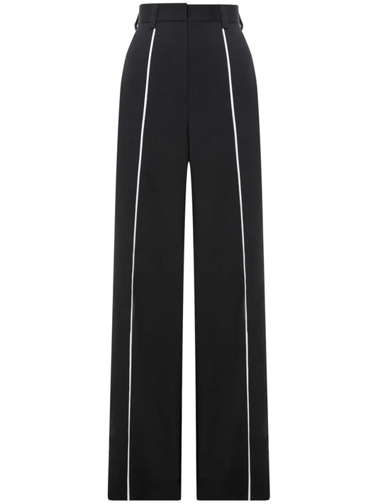 Contrasting-Trim Trousers