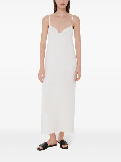 Crochet-Panelled Dress