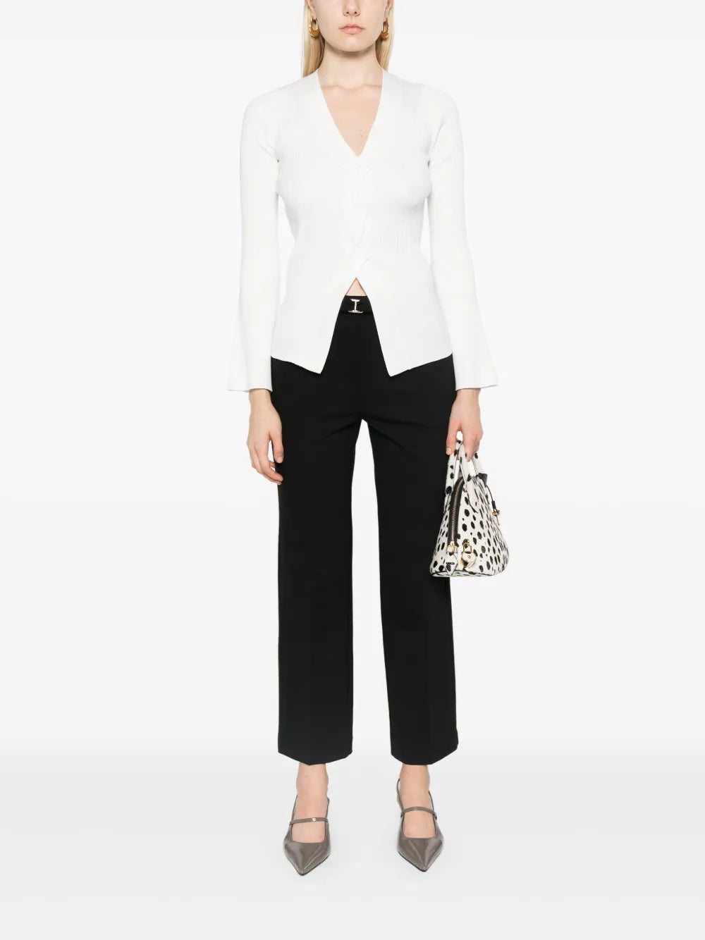 Bow-Detailing Trousers