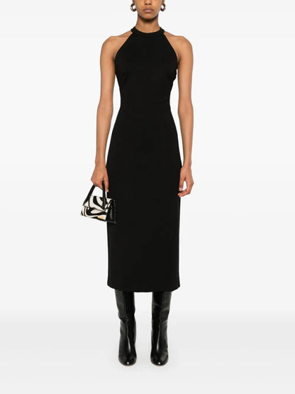 Halterneck Midi Dress