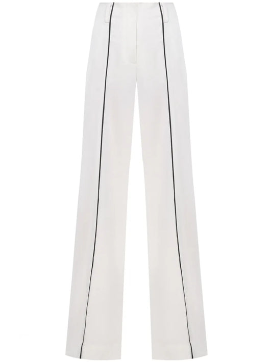 Contrast-Piping Trousers