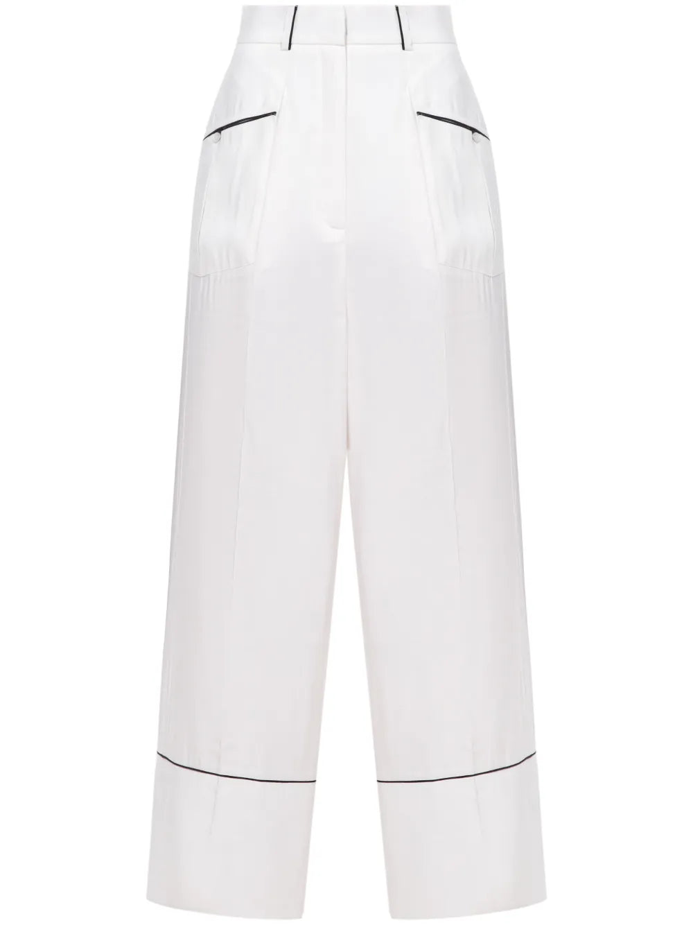 Piped-Trim Trousers