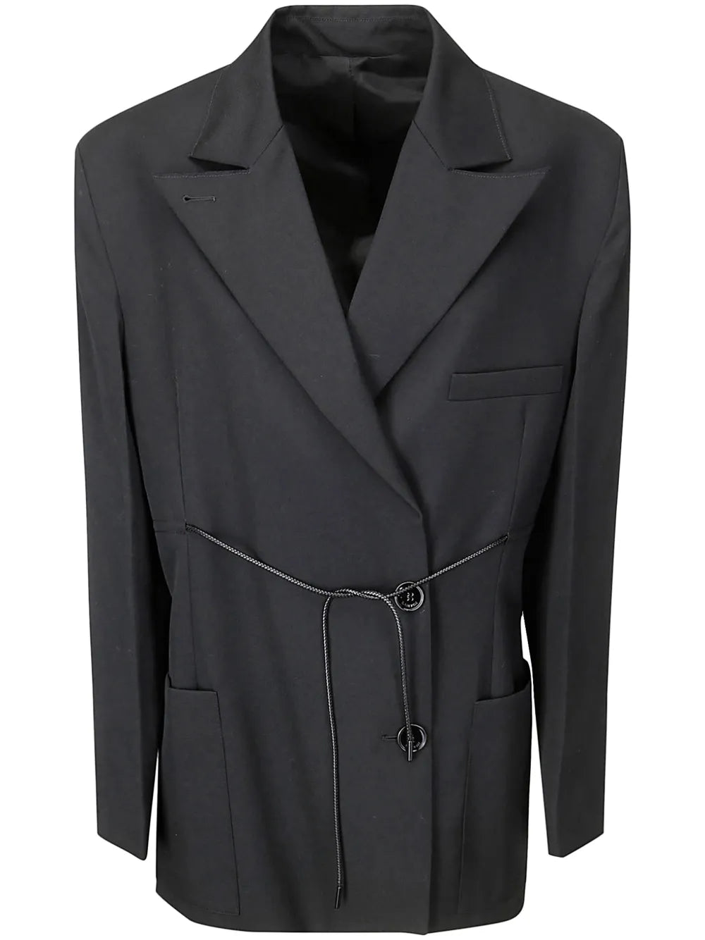 Drawstring Waist Blazer