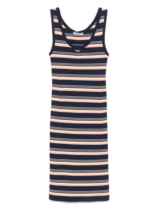 Striped Midi Dress