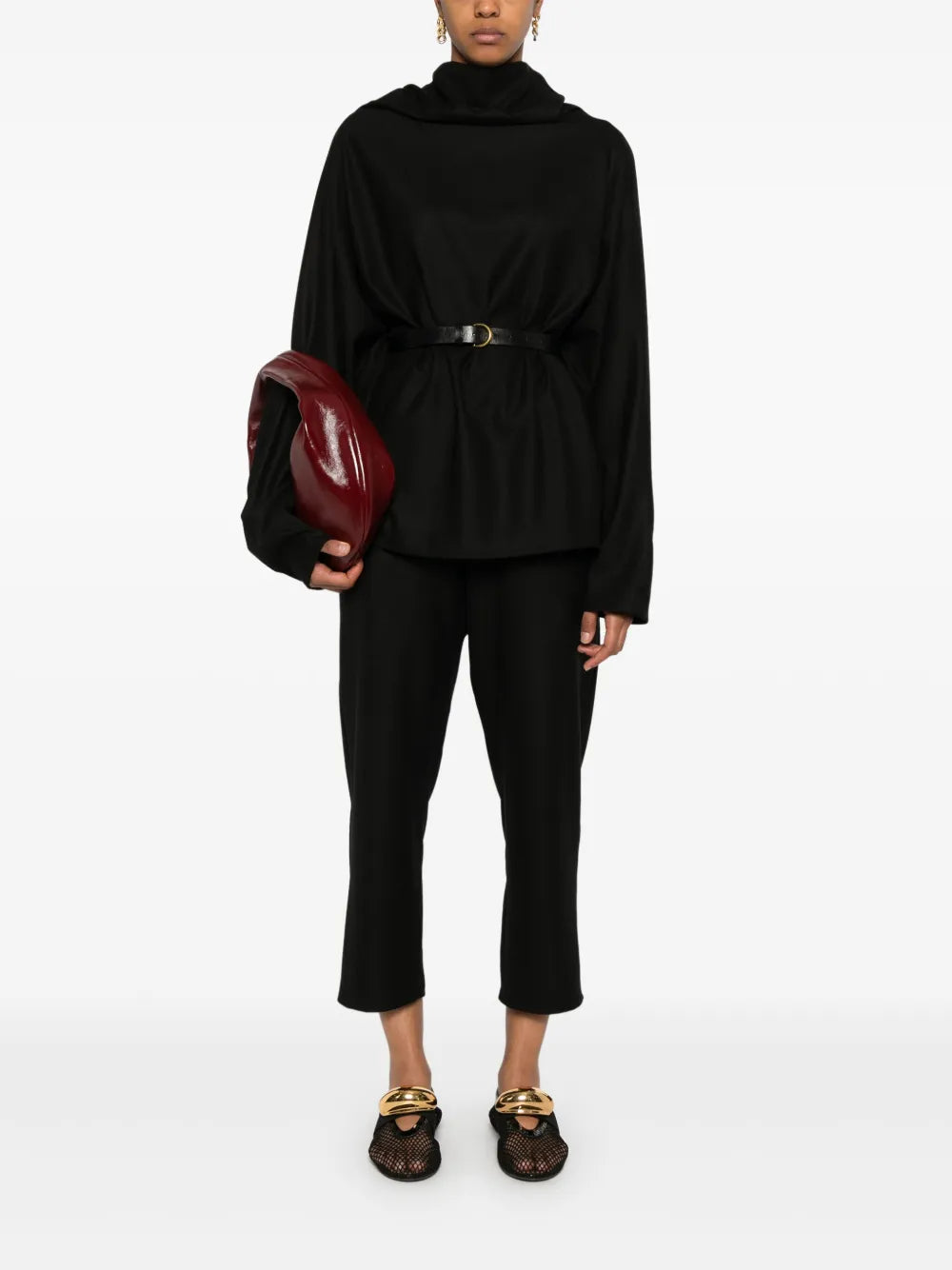 Cowl-Neck Blouse