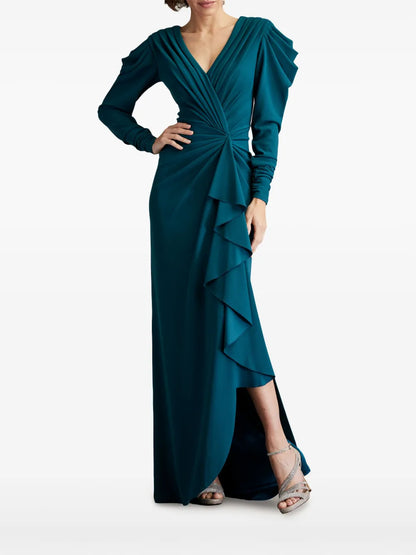Finch Waterfall Draped Gown