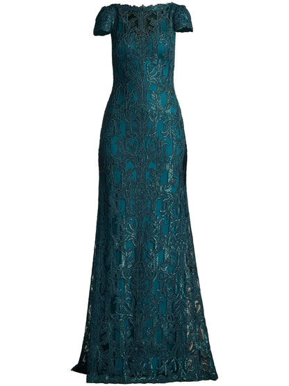 Garwood Sequin Embroidered Gown