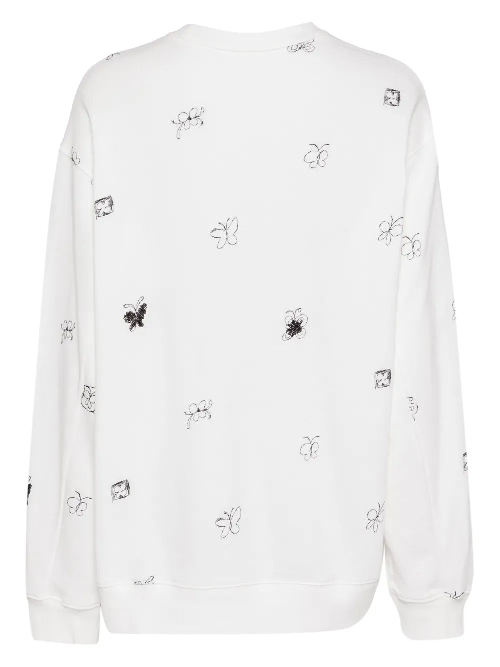 Butterfly Embellished Sweatshirt