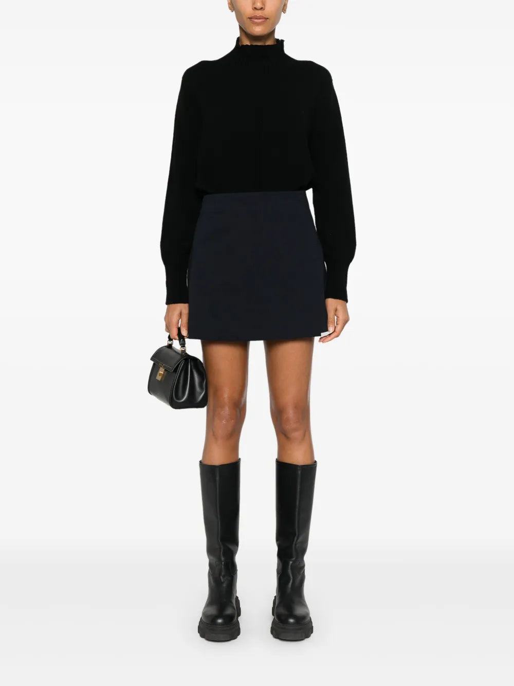 Turtleneck Long-Sleeve Sweater