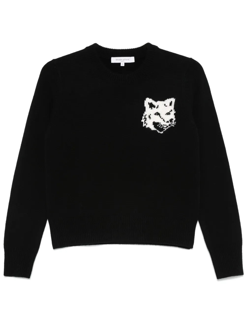 Fox Head-Intarsia Sweater