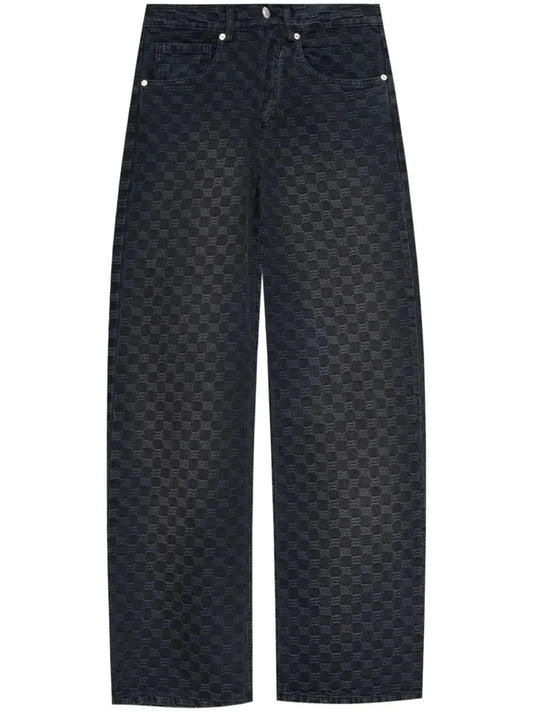 Jacquard Monogram Jeans