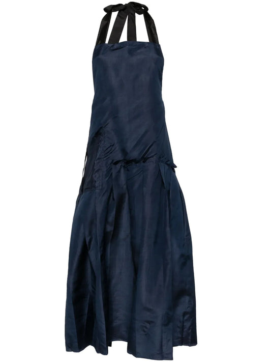 Vintage Pleated Apron Dress