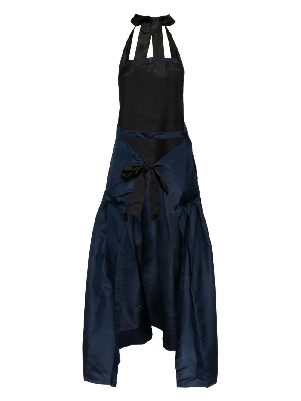 Vintage Pleated Apron Dress