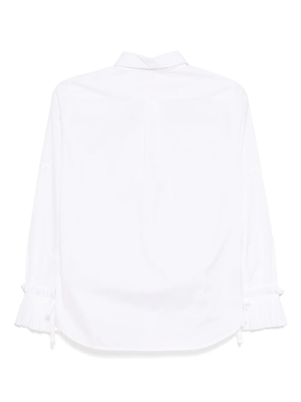 Slim-Cut Pleated Shirt