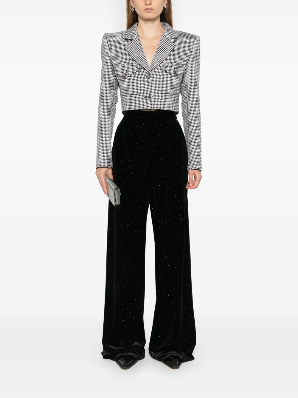 Velvet Palazzo Pants