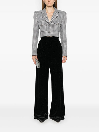 Velvet Palazzo Pants
