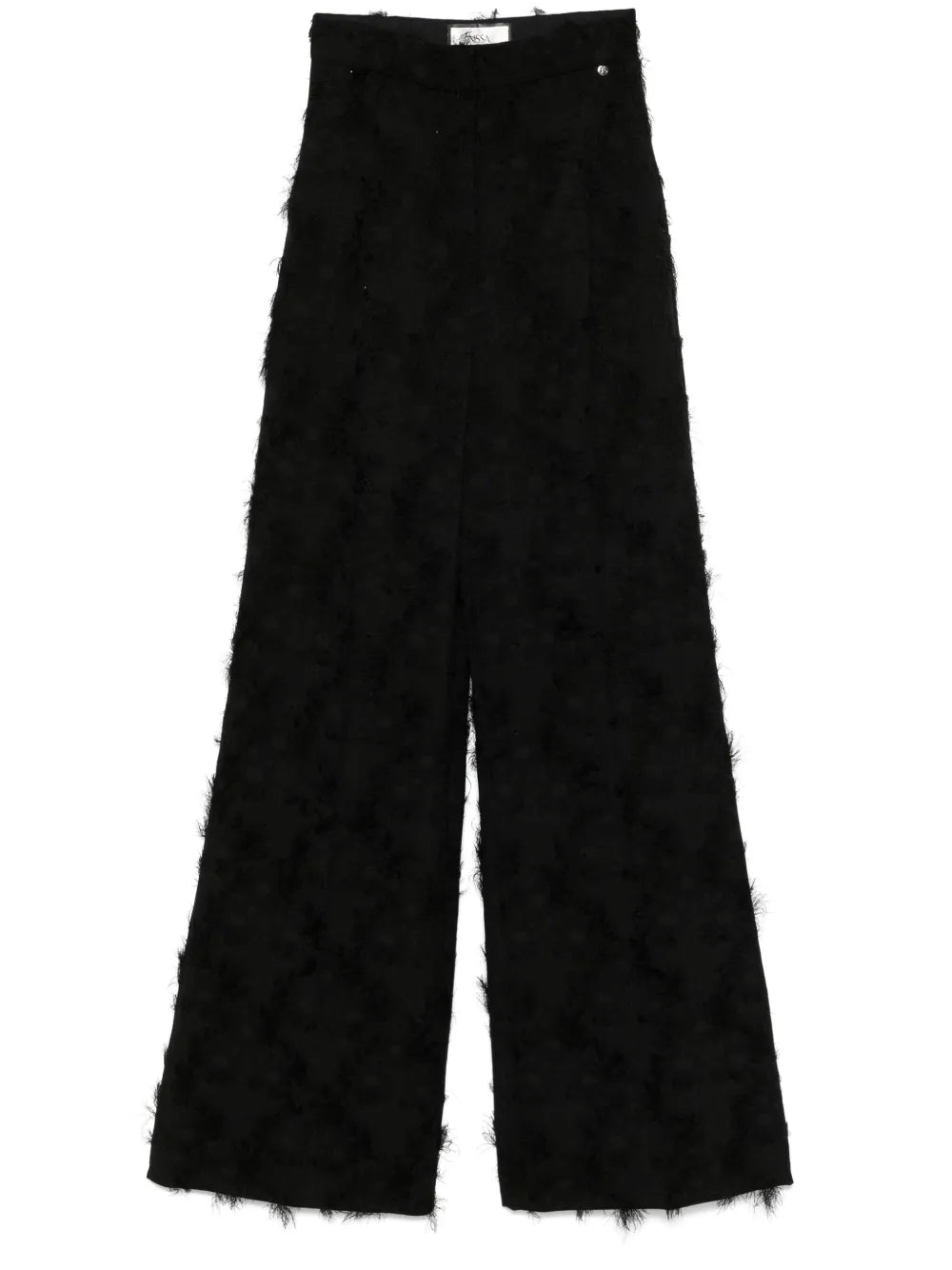 Patterned-Jacquard Trousers