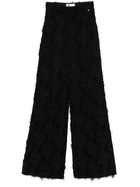 Patterned-Jacquard Trousers