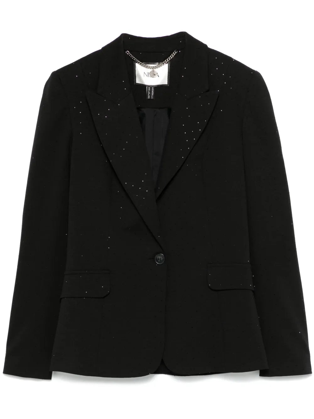 Crystal-Embellished Blazer