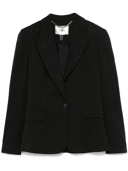 Crystal-Embellished Blazer