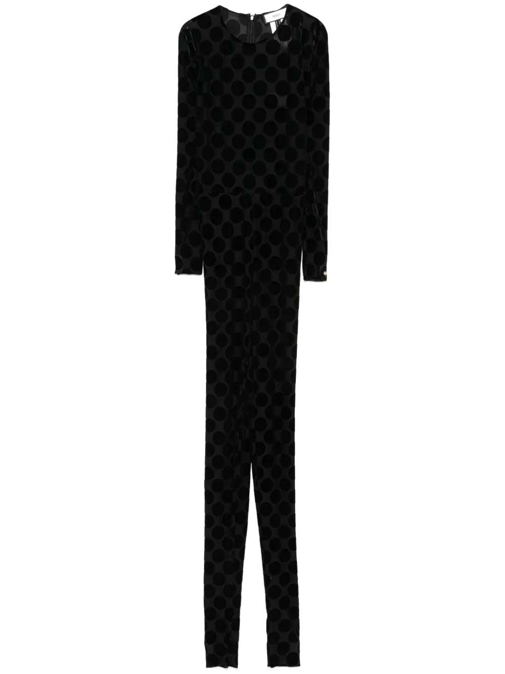 Polka-Dot Tulle Jumpsuit