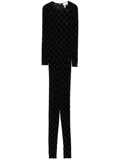 Polka-Dot Tulle Jumpsuit