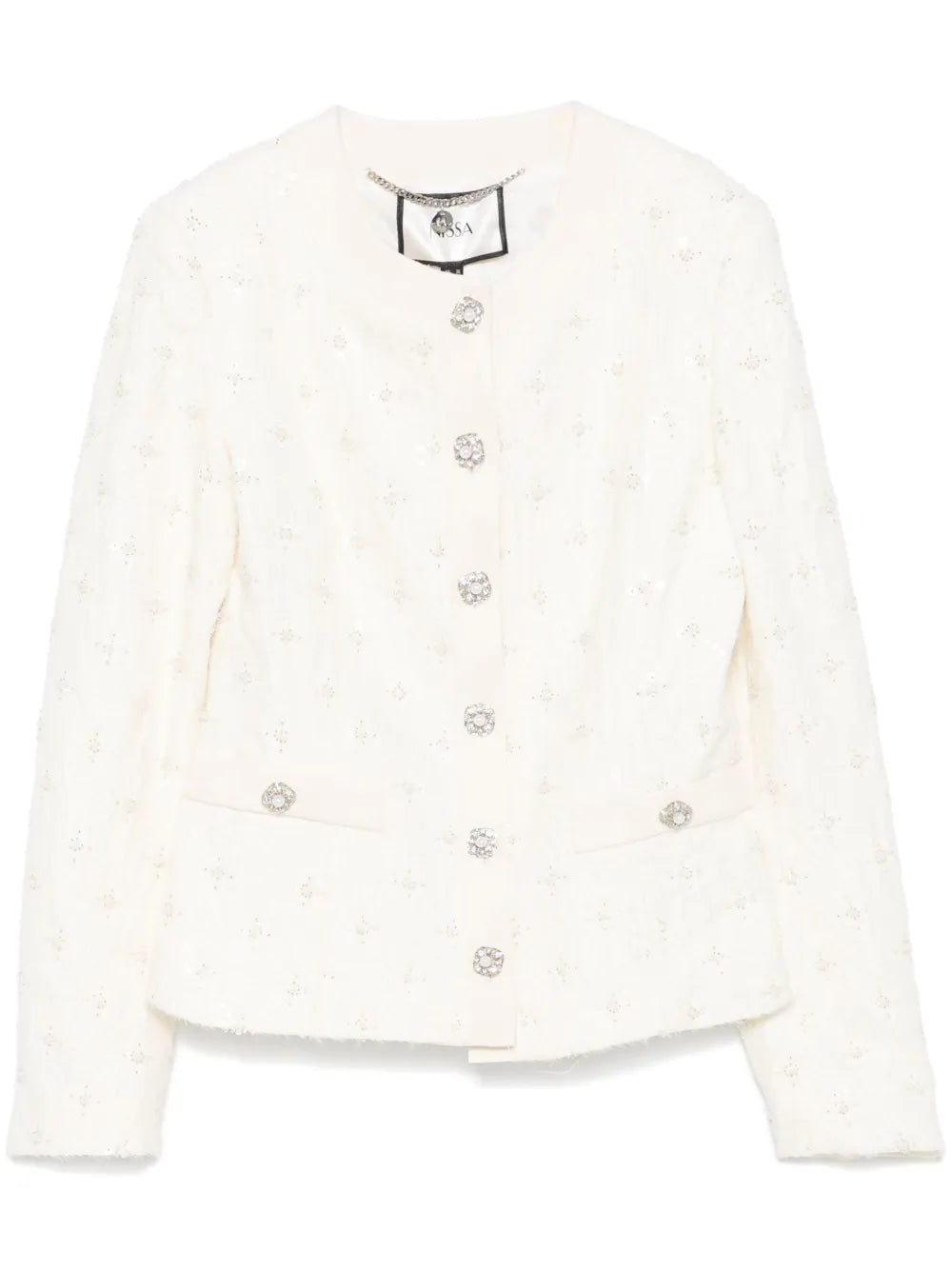 Embroidered Jacquard Jacket