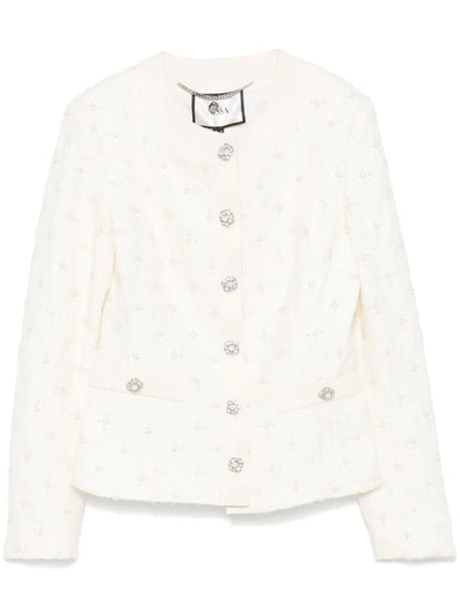 Embroidered Jacquard Jacket
