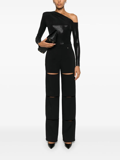 Lamé-Effect Bodysuit
