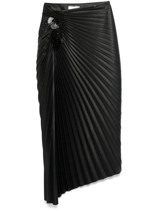 Pleated Midi Skirt