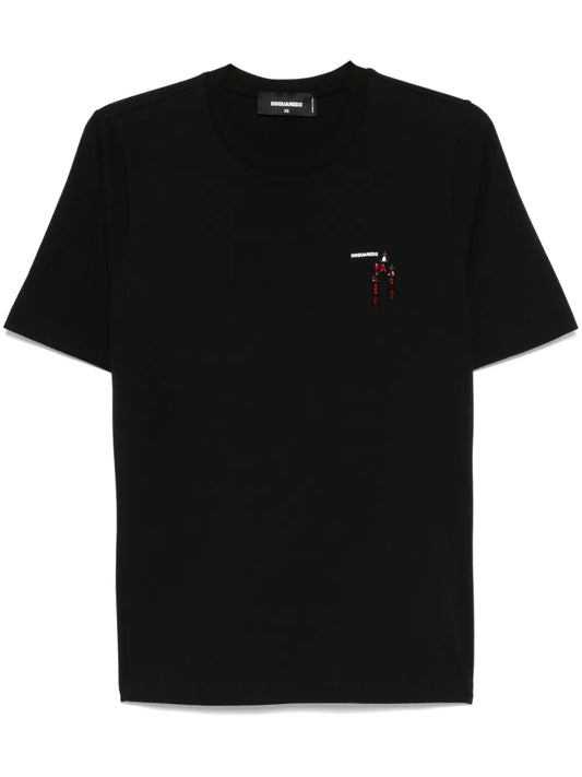 Crystal-Embellished T-Shirt