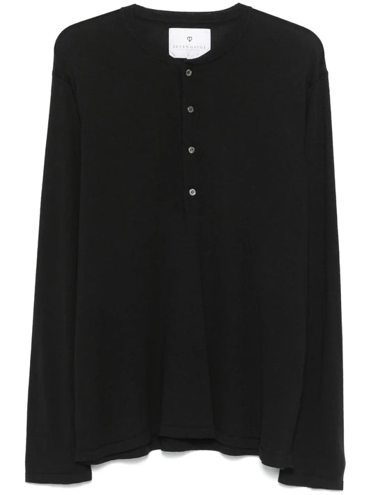 Crew Neck Polo Shirt