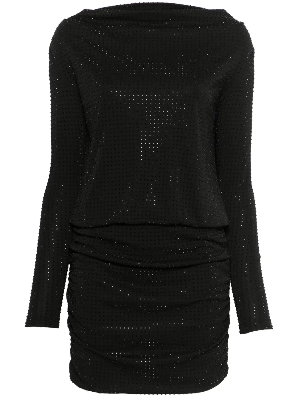 Rhinestone-Embellished Mini Dress