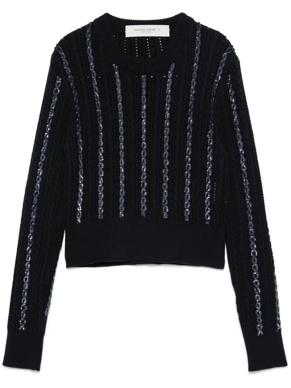 Sequin-Detailing Sweater