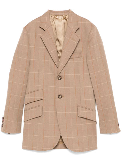 Checked Blazer