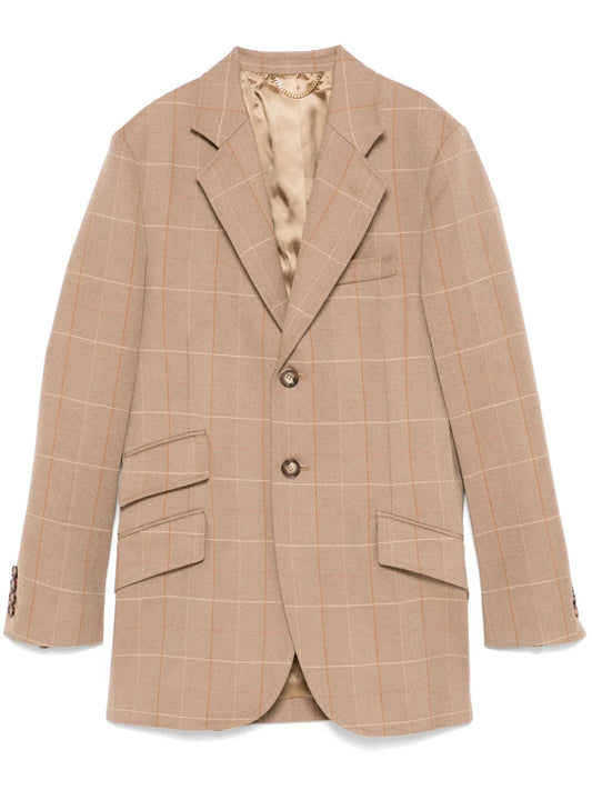Checked Blazer