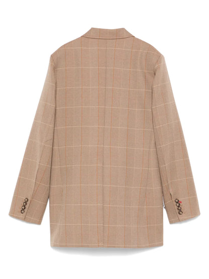 Checked Blazer
