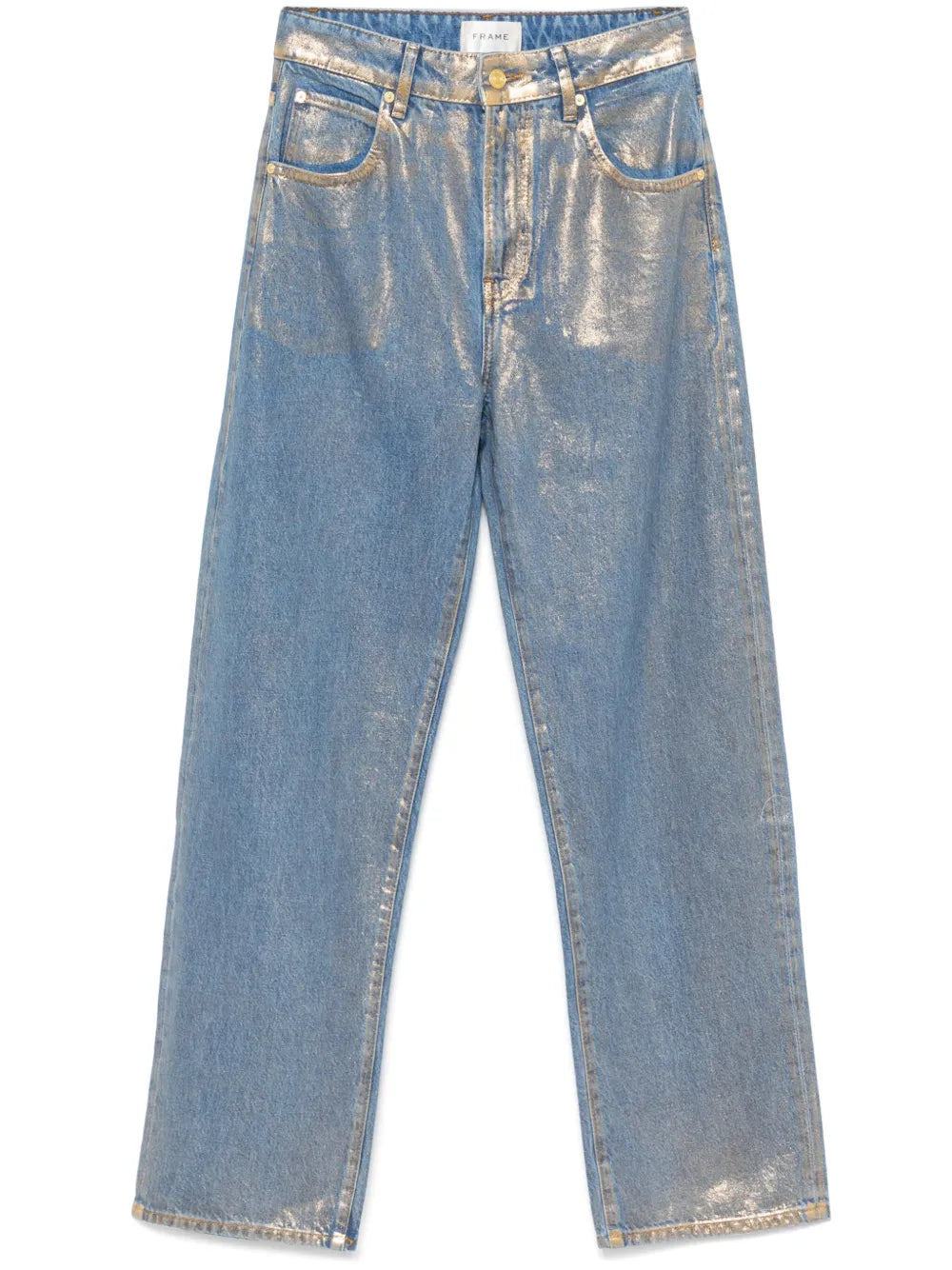 Lamé-Effect Jeans